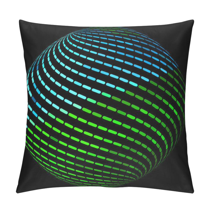 Personality  Abstract Globe. Pillow Covers