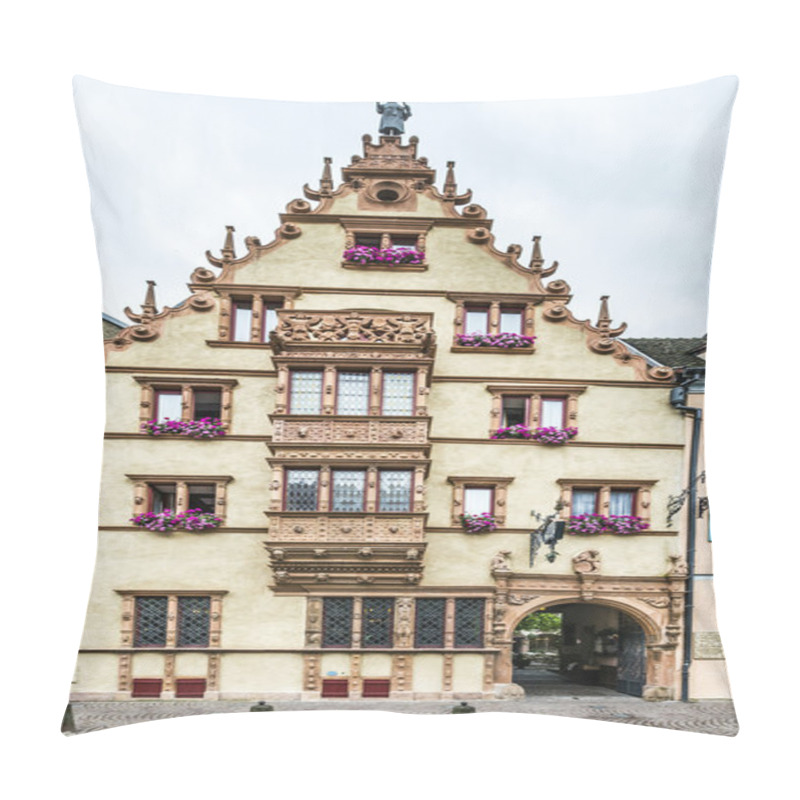 Personality  Maison Des Tetes Medieval House In The City Of Colmar Along The  Pillow Covers