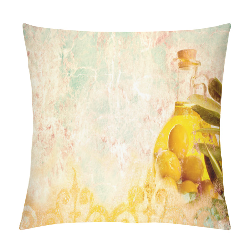 Personality  Olive Oil Grunge Background Pillow Covers