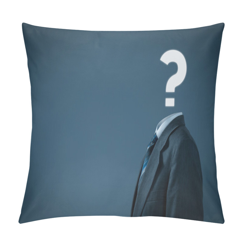 Personality  Business Is Full Of Questions Concept. Pillow Covers