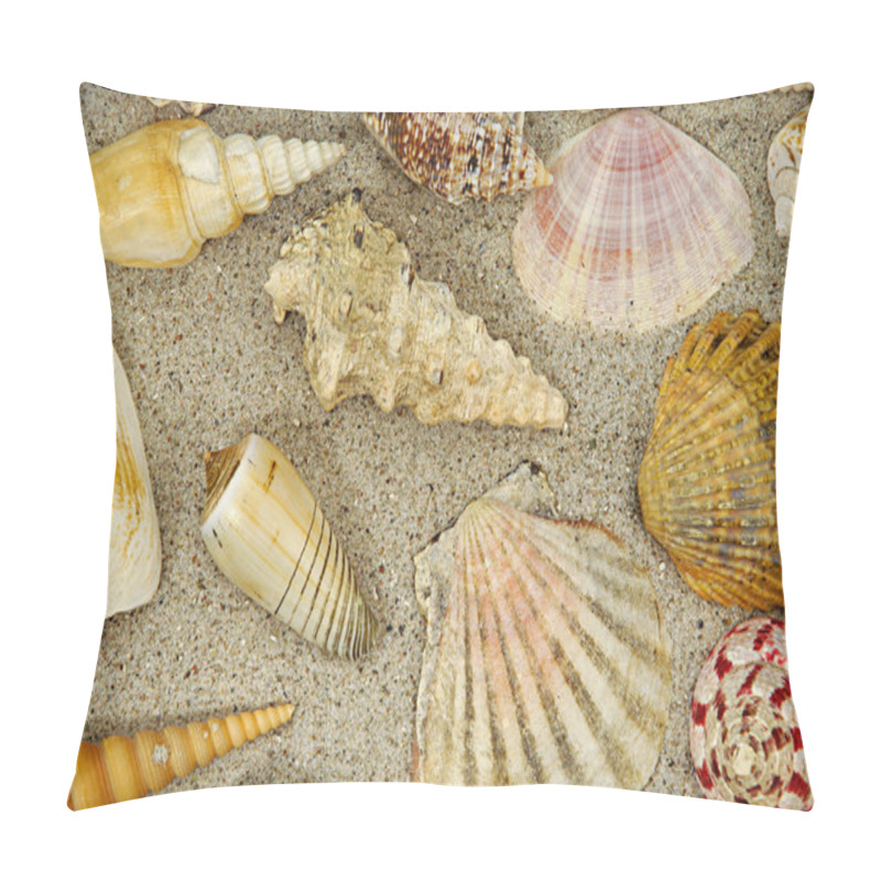 Personality  Shells In The Sand Pillow Covers