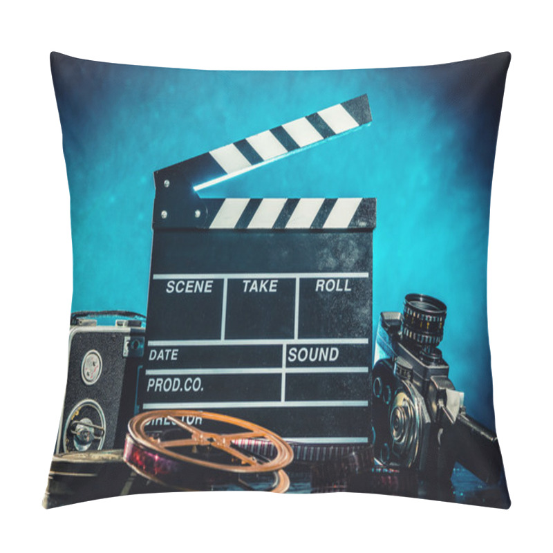 Personality  Retro Film Production Accessories Still Life Pillow Covers