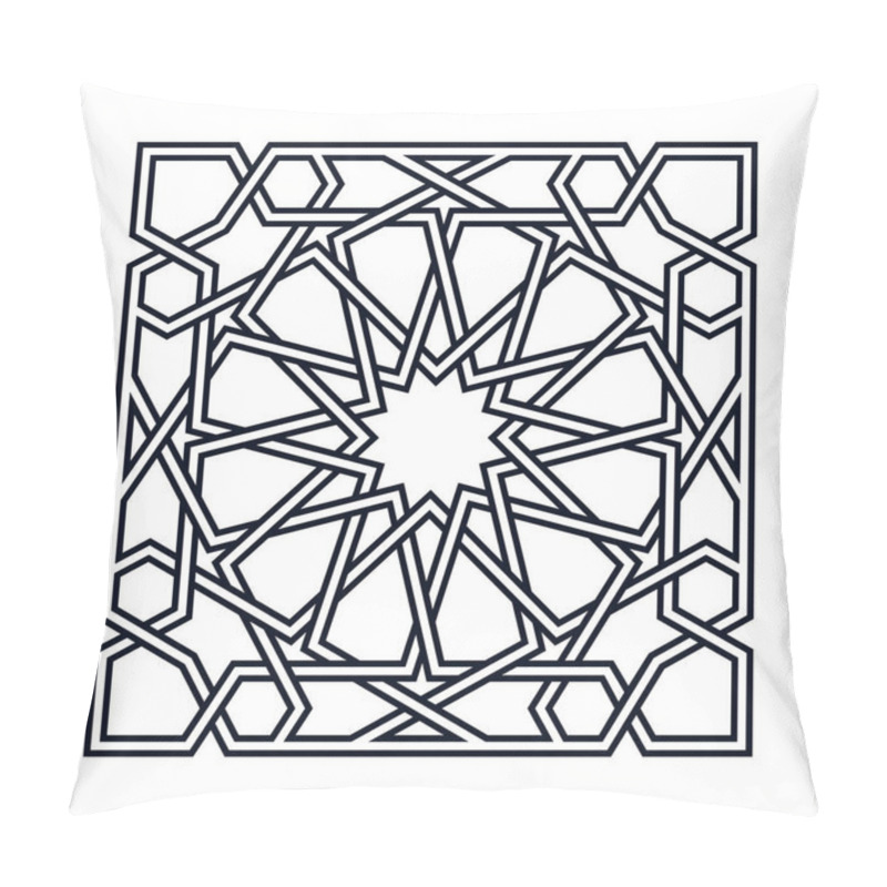 Personality  Islamic Twelvefold Traditional Rosette Pillow Covers