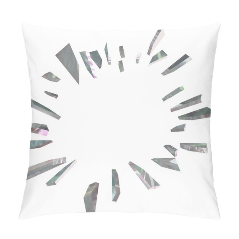 Personality  Breaking Glass Explosion Pillow Covers