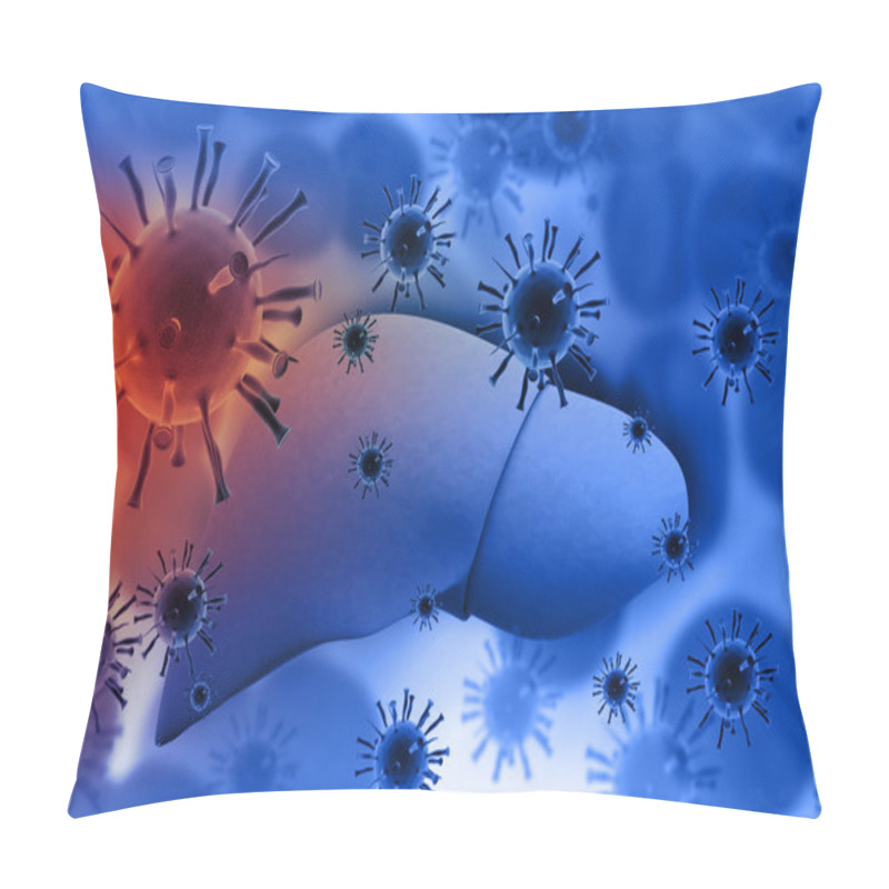 Personality  Liver Infection With Hepatitis Viruses Pillow Covers