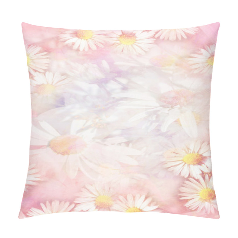 Personality  Pretty Daisies Grungy Background Pillow Covers