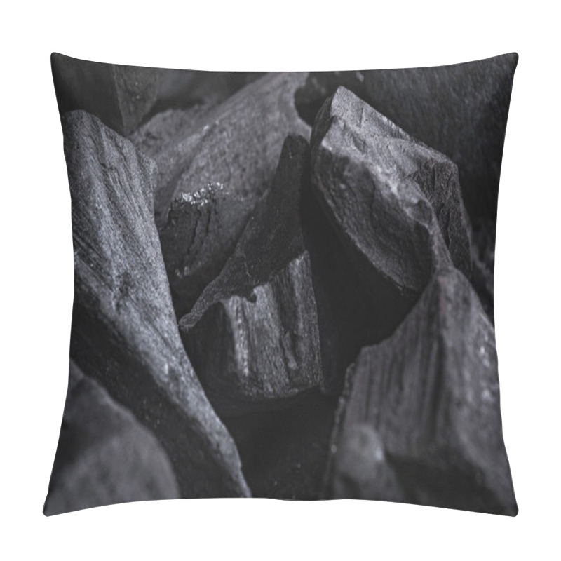 Personality  Black Industrial Coal Pieces, Charcoals Pieces Pillow Covers