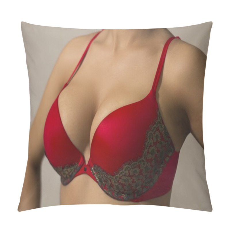 Personality  Beautiful Woman With Brassiere Pillow Covers