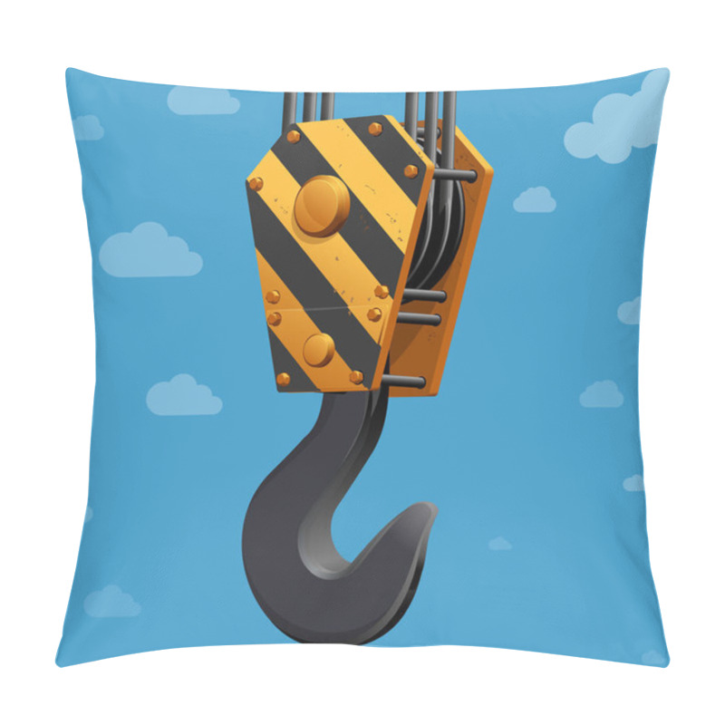 Personality  Construction Crane Hook Pillow Covers