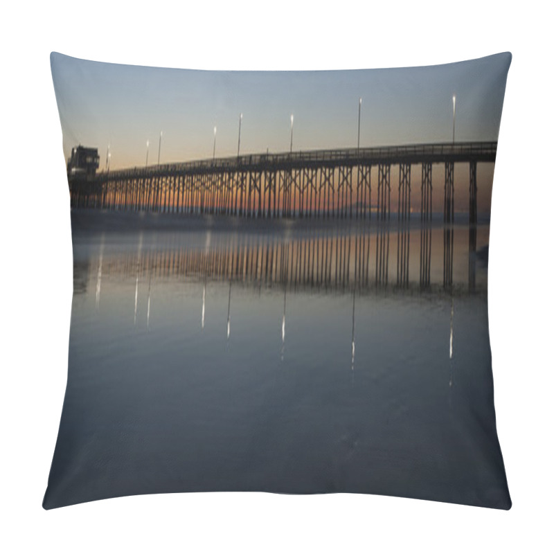 Personality  Newport Beach Pier Panorama Pillow Covers