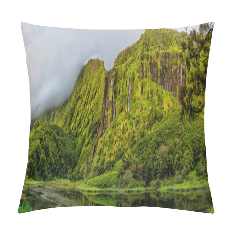 Personality  Poo Ribeira Do Ferreiro In Faj Grande On The Island Of Flores In The Azores, Portugal Pillow Covers