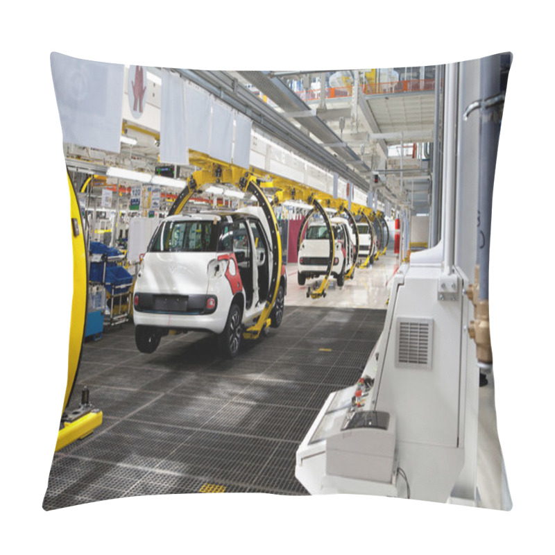 Personality  Car Production Line Pillow Covers