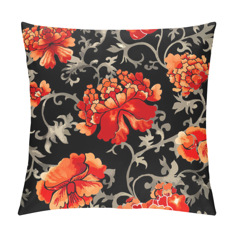 Personality  Seamless Floral Pattern Pillow Covers