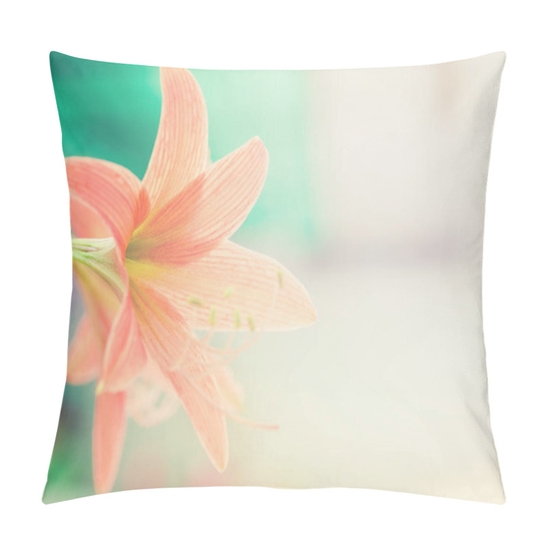 Personality  Orange Flower Background, Abstract Blurred Flower Background, Pillow Covers