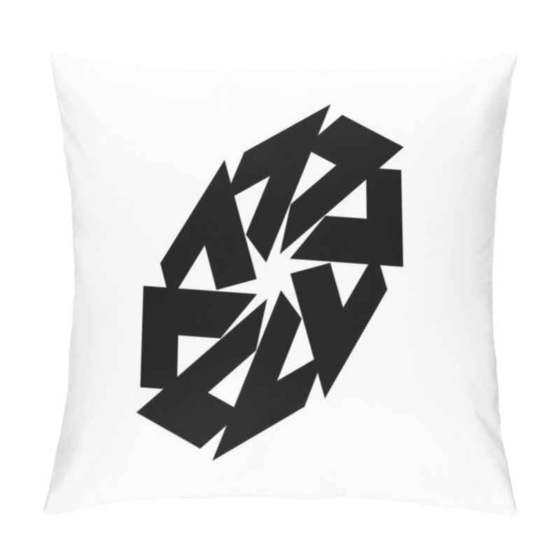 Personality  Strange Vector Shape Isolated On White Background. Geometric Figure Perfect Fit For Logo Web Pages Social Media T-shirts Sci-fi Scenes Postcards Pillow Covers