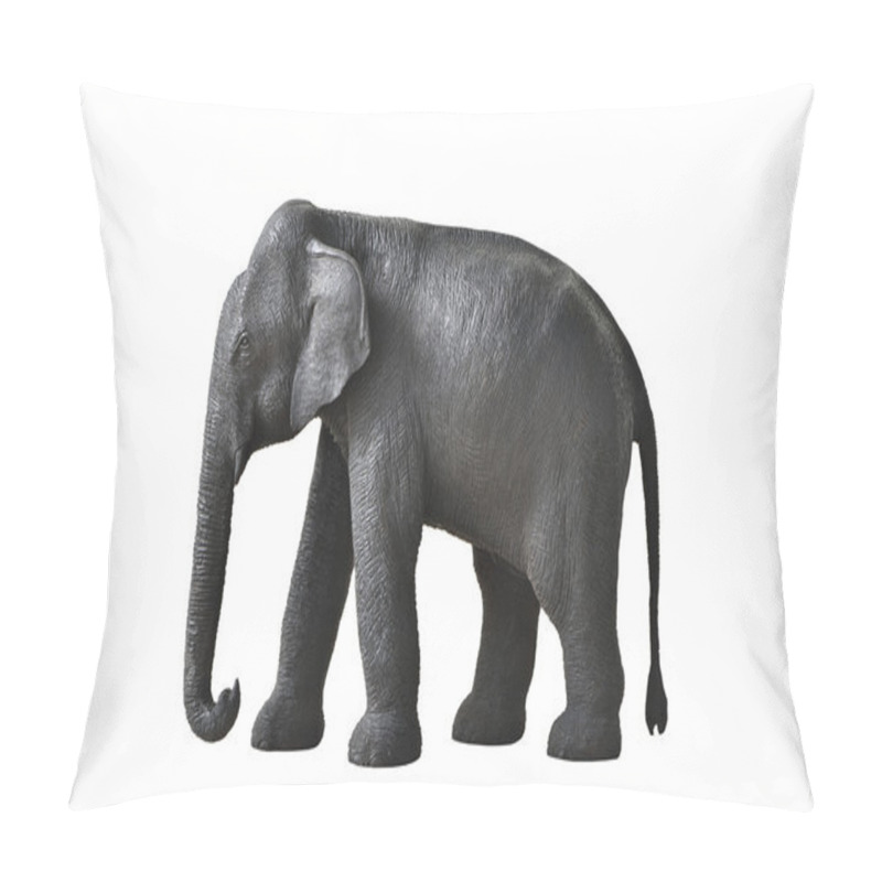 Personality  Wood Elephant In Action Pillow Covers