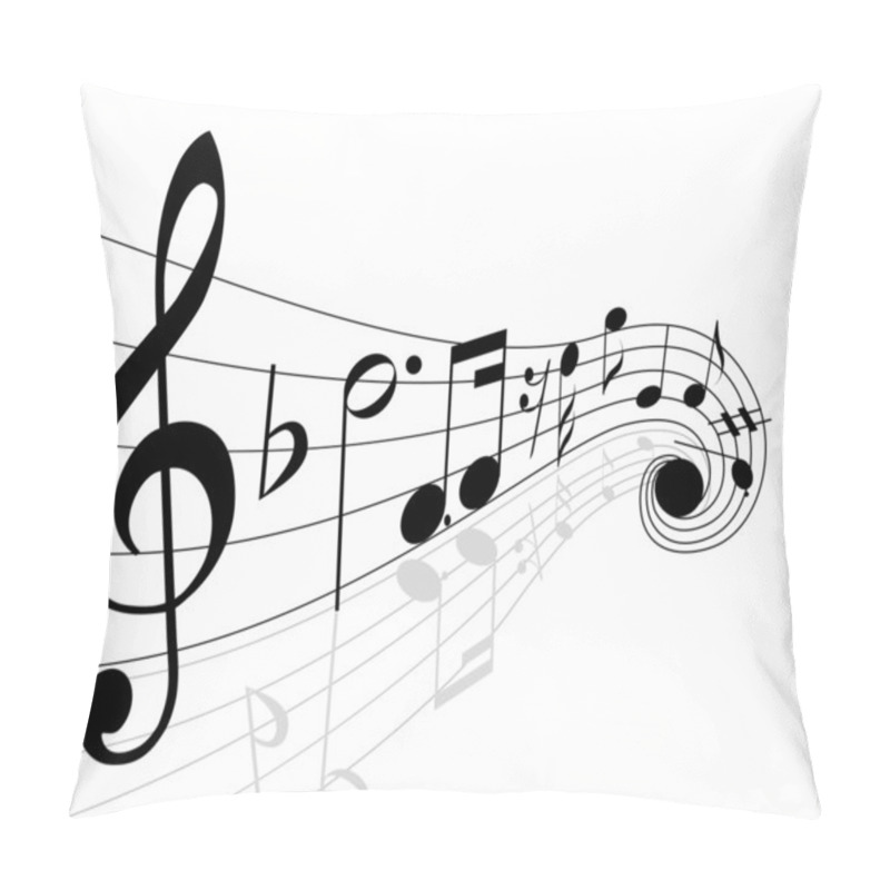 Personality  Musical Notes Pillow Covers