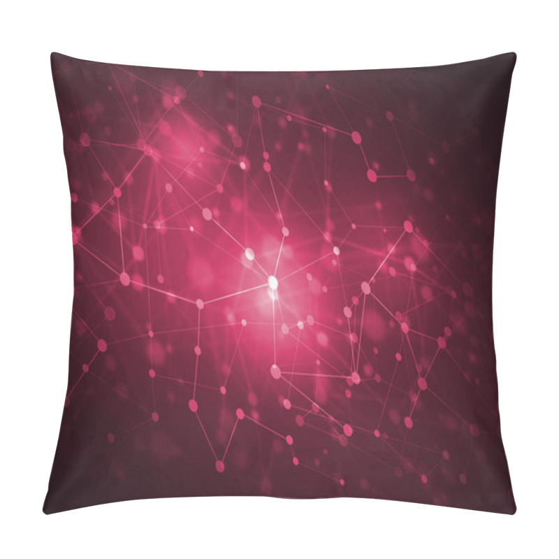 Personality  Abstract Connection Structure  Pillow Covers