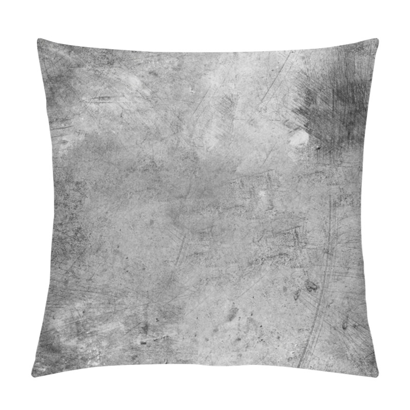 Personality  Silver Metal Plate. Seamless Texture Pillow Covers