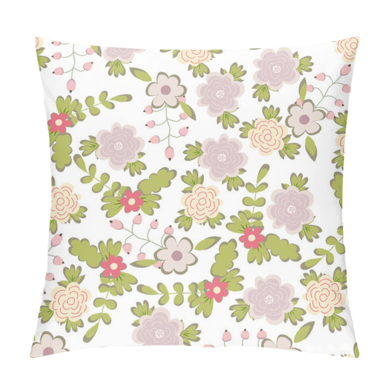 Personality  Seamless Floral Pattern Pillow Covers