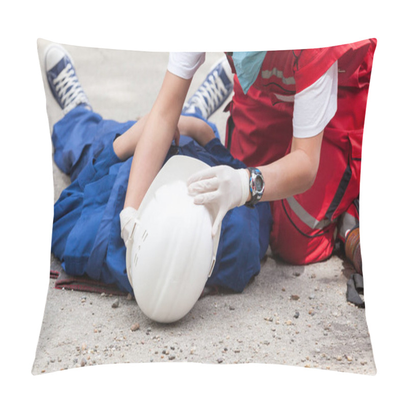 Personality  First Aid After Work Accident Pillow Covers