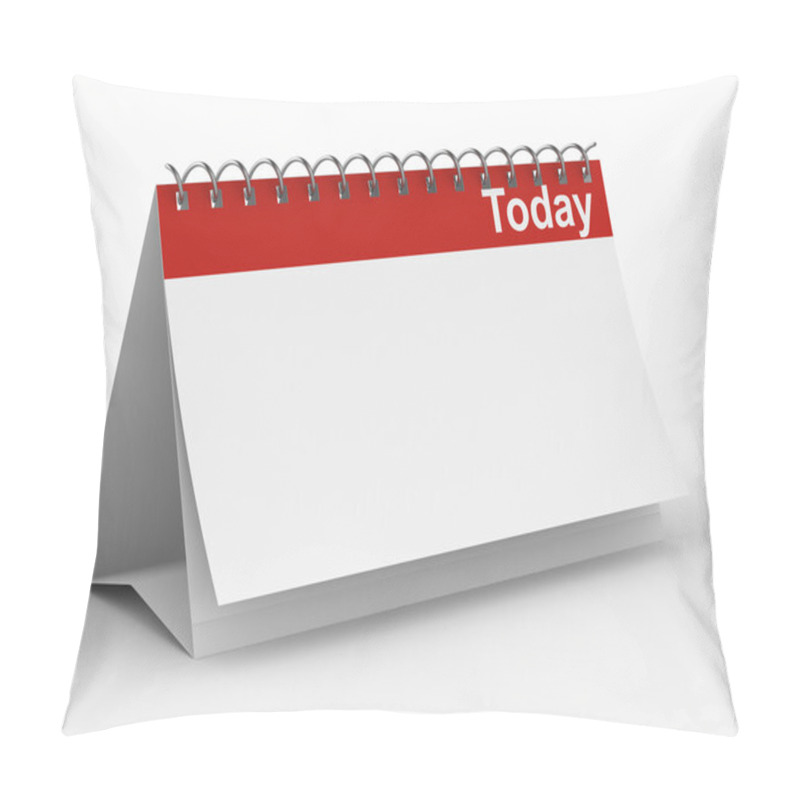 Personality  Calendar For Today On White Background. Pillow Covers