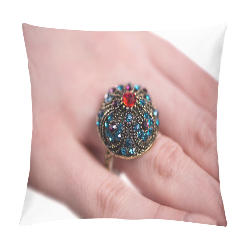 Personality  Jewellery Ring Worn On The Finger Pillow Covers