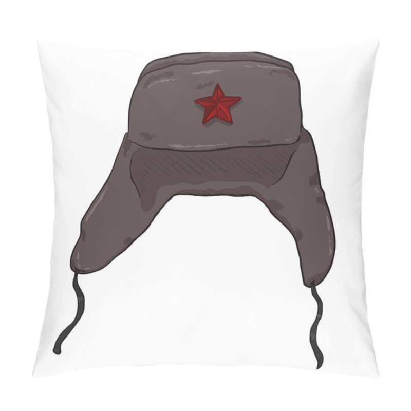 Personality  Cartoon USSR Winter Military Hat Pillow Covers