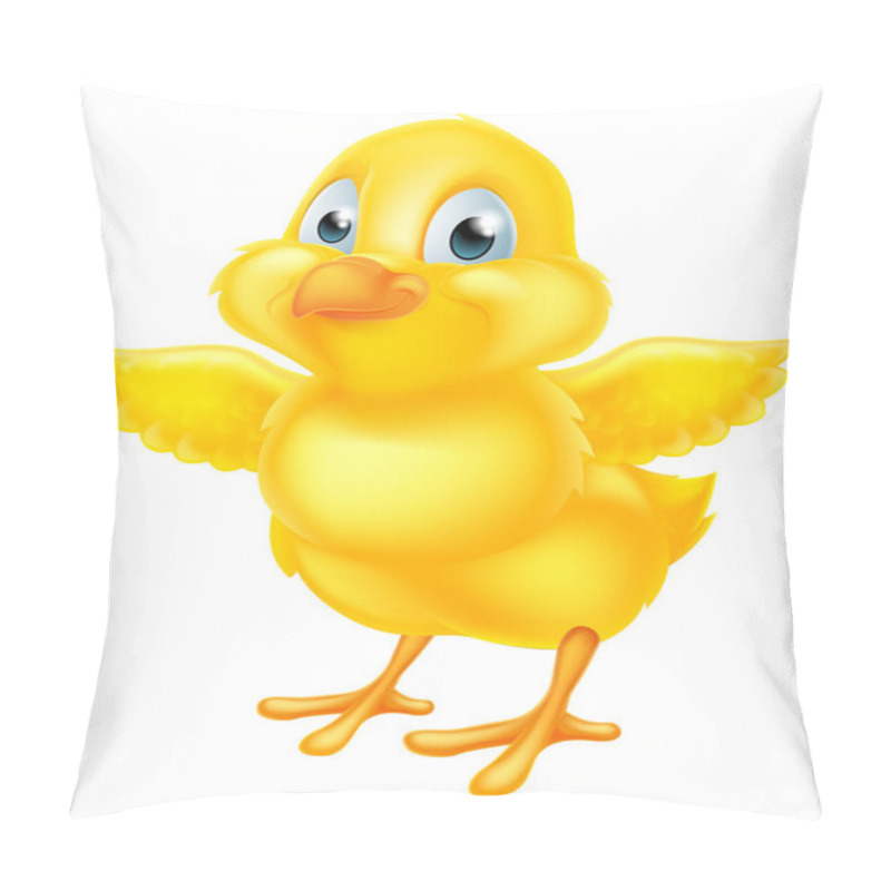 Personality  Easter Chick Illustration Pillow Covers