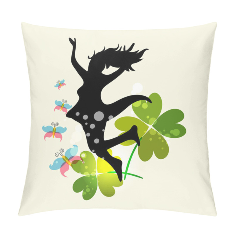 Personality  Spring Woman Freedom Pillow Covers