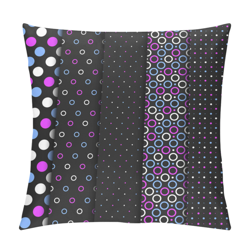 Personality  Patterns With Circles And Dots Pillow Covers