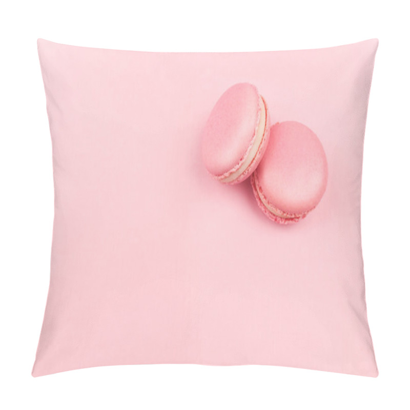 Personality  Couple Pink Macaroons Pillow Covers