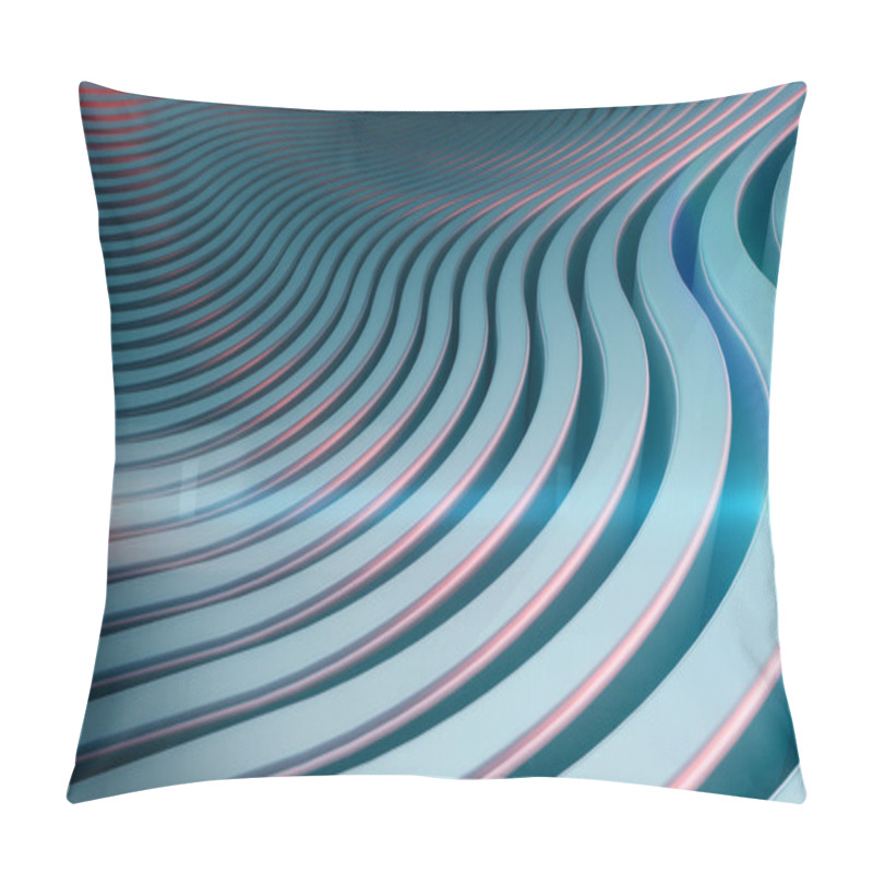 Personality  Wave Band Abstract Background Surface Pillow Covers