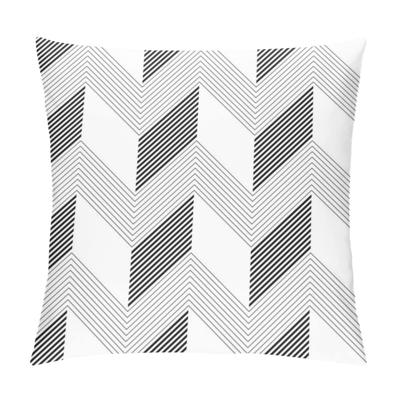 Personality  Seamless ZigZag Pattern Pillow Covers