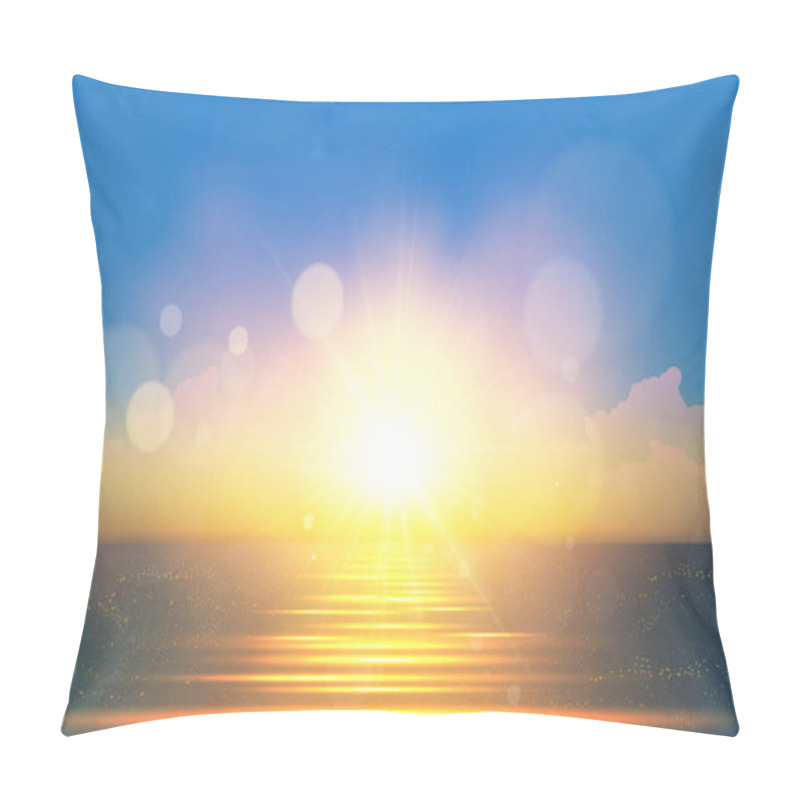 Personality  Soft Light Summer Background Pillow Covers