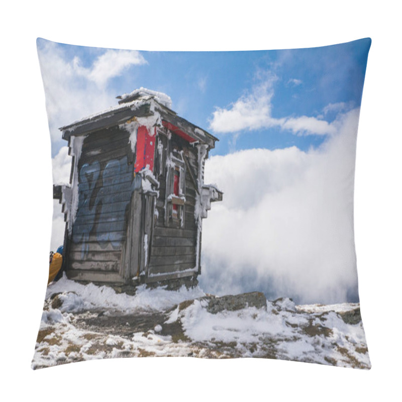 Personality  Ski House In Mountains  Pillow Covers