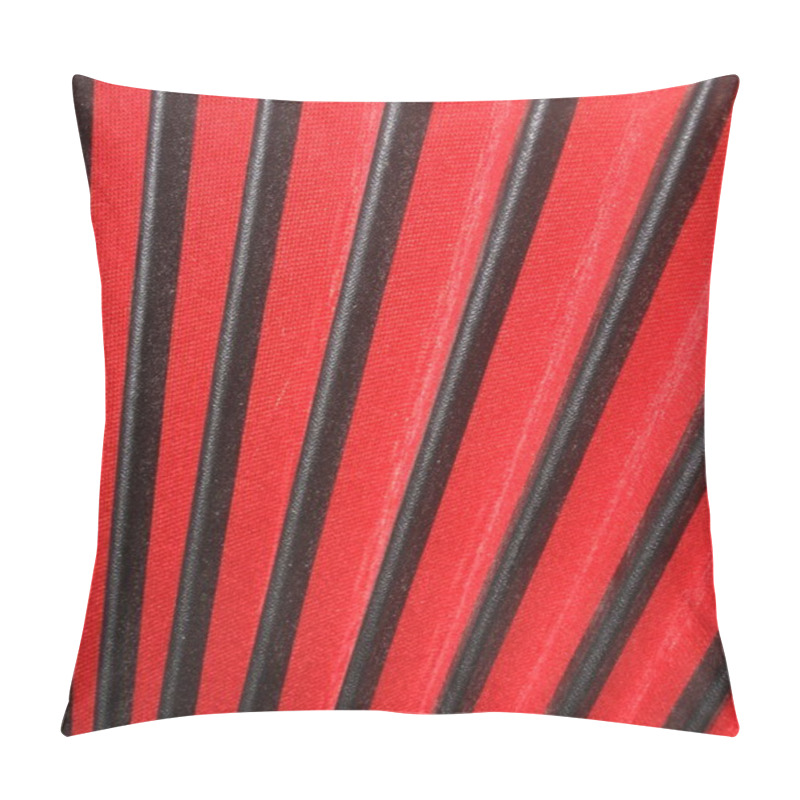 Personality  Bellows Of Accordion, Red And Black Pillow Covers