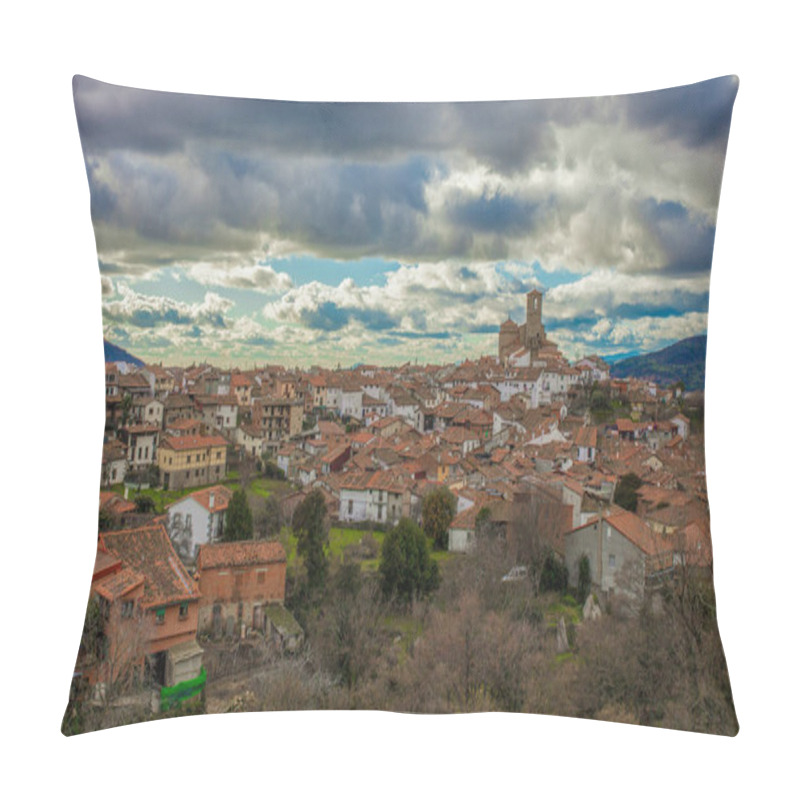 Personality  Hervas Hamlet North Side View, Ambroz Valley Village. Caceres, Extremadura, Spain Pillow Covers