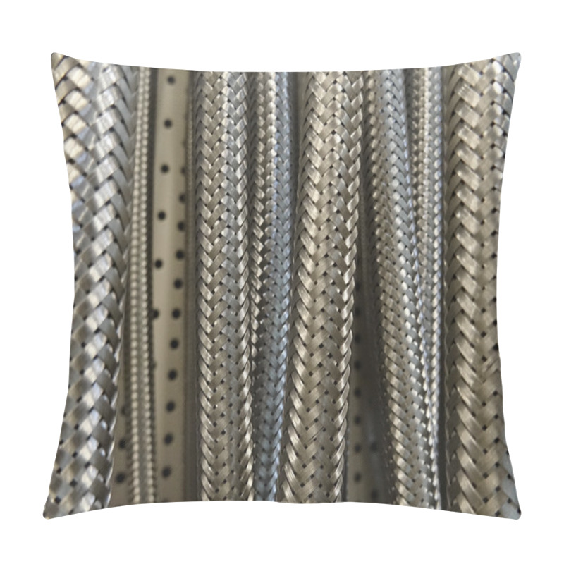 Personality  Detail Photo Texture Of The Braided High Pressure Hoses  Pillow Covers