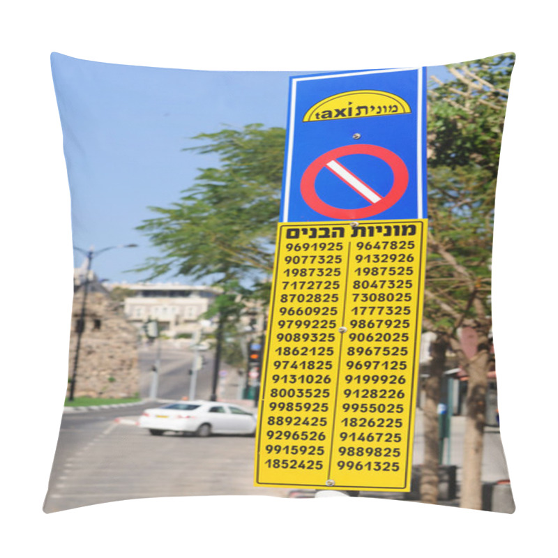 Personality  Taxi Station. Pillow Covers