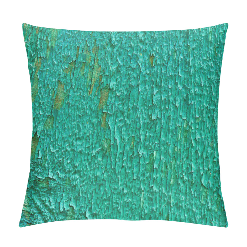 Personality  Old Green Weathered Wooden Texture, Full Frame Background   Pillow Covers