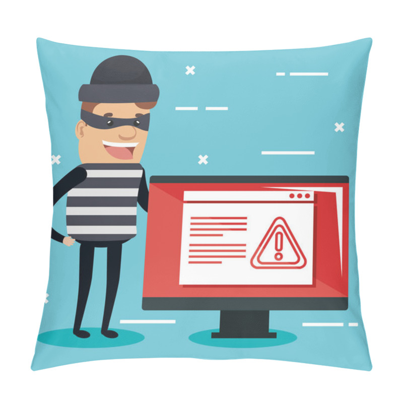 Personality  Theft Identity Avatar Character Pillow Covers