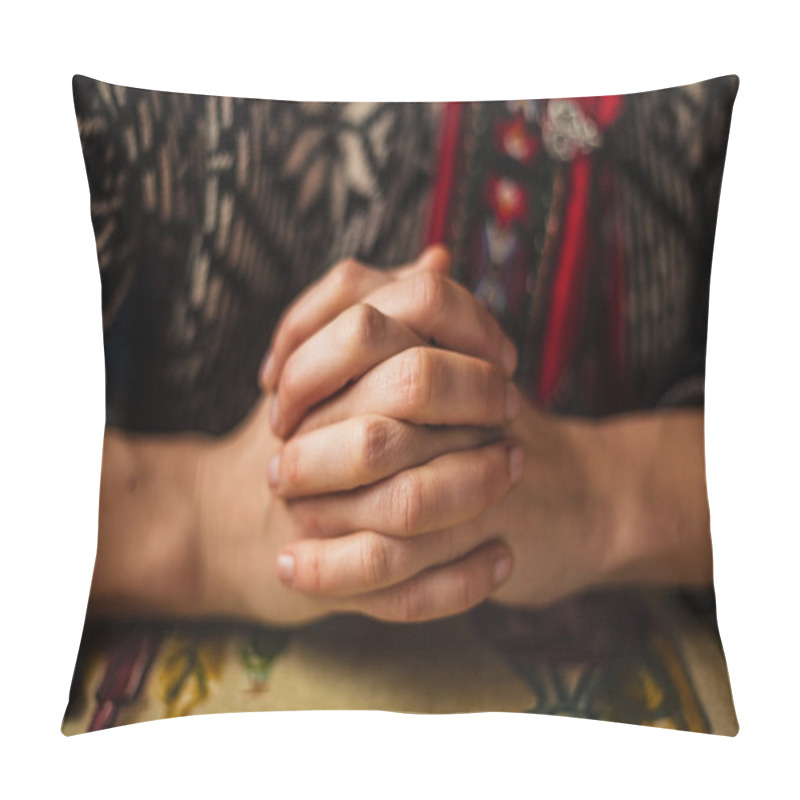 Personality  Hands Folded Pillow Covers