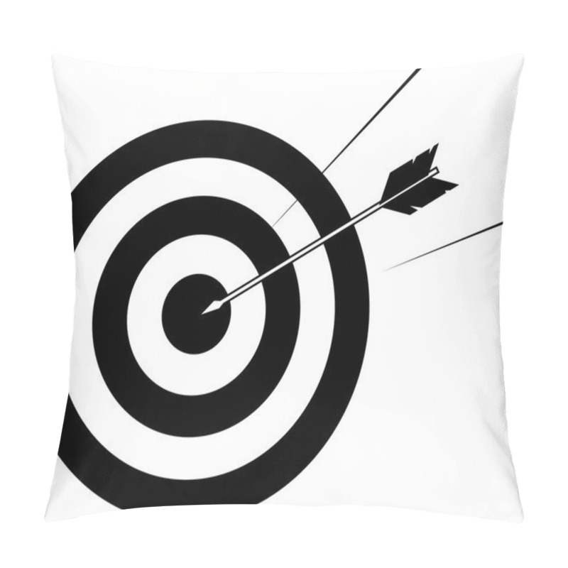 Personality  Target And Arrow Illustration Pillow Covers