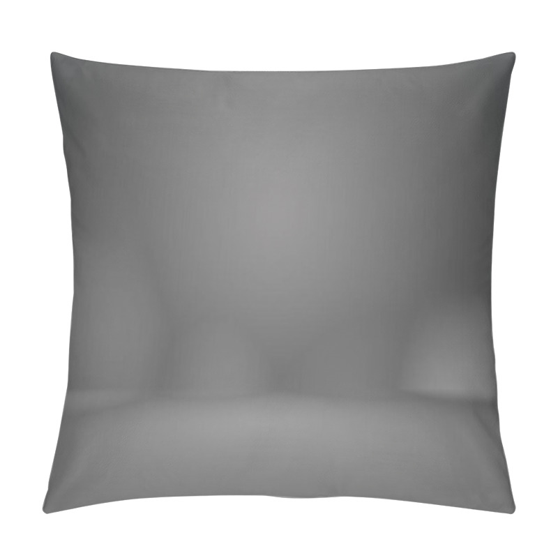 Personality  Abstract Luxury Blur Dark Grey And Black Gradient, Used As Background Studio Wall For Display Your Products. Pillow Covers