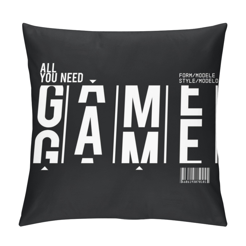 Personality  Vector Game Text Print Pillow Covers