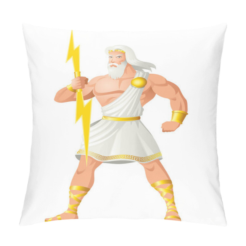 Personality  Zeus The Father Of Gods And Men Pillow Covers