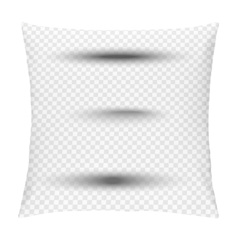 Personality  Oval Shadow Vector Pillow Covers