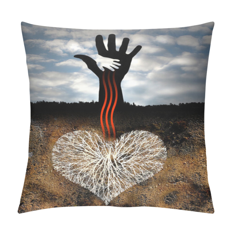 Personality  The Heart Of The Earth Pillow Covers