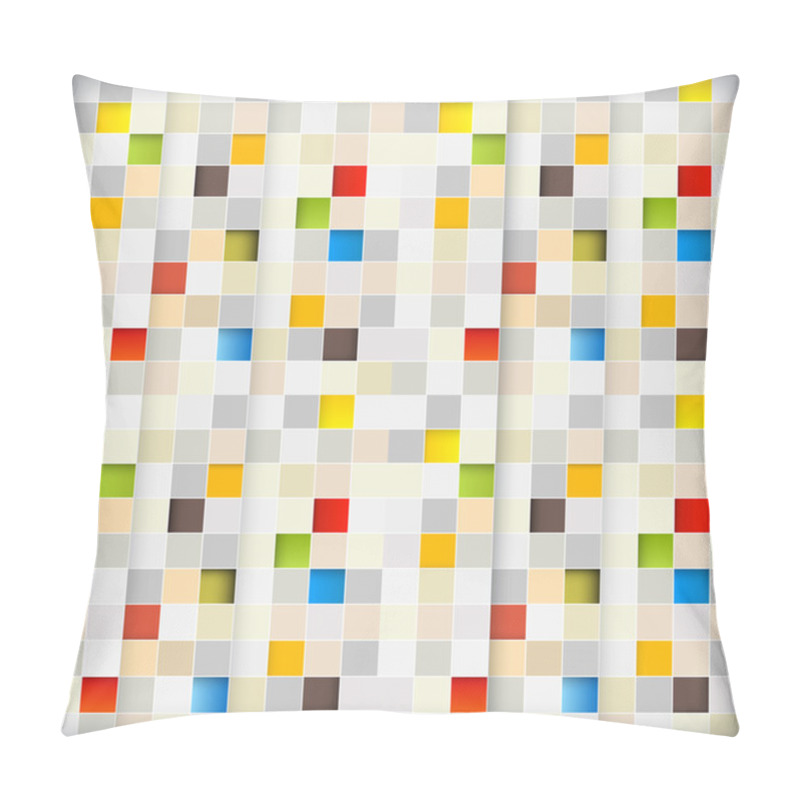 Personality  Abstract Square Vector Background Pillow Covers